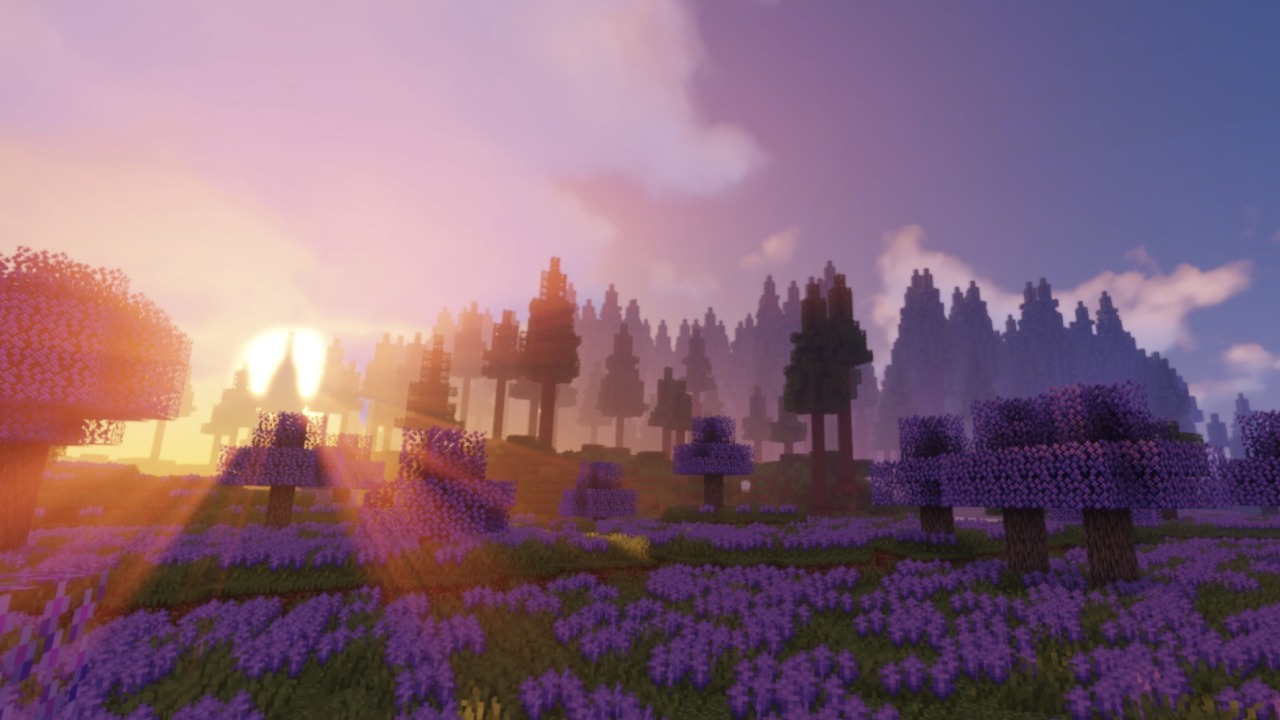 Minecraft landscape